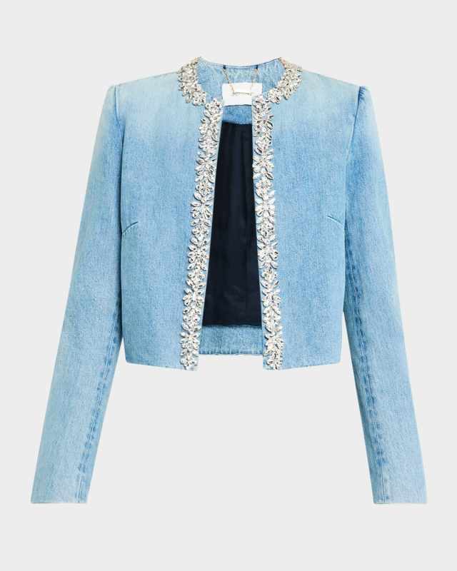 Crush Embellished Denim Jacket